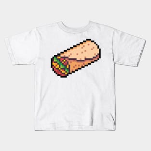 Pixel Burrito Kids T-Shirt